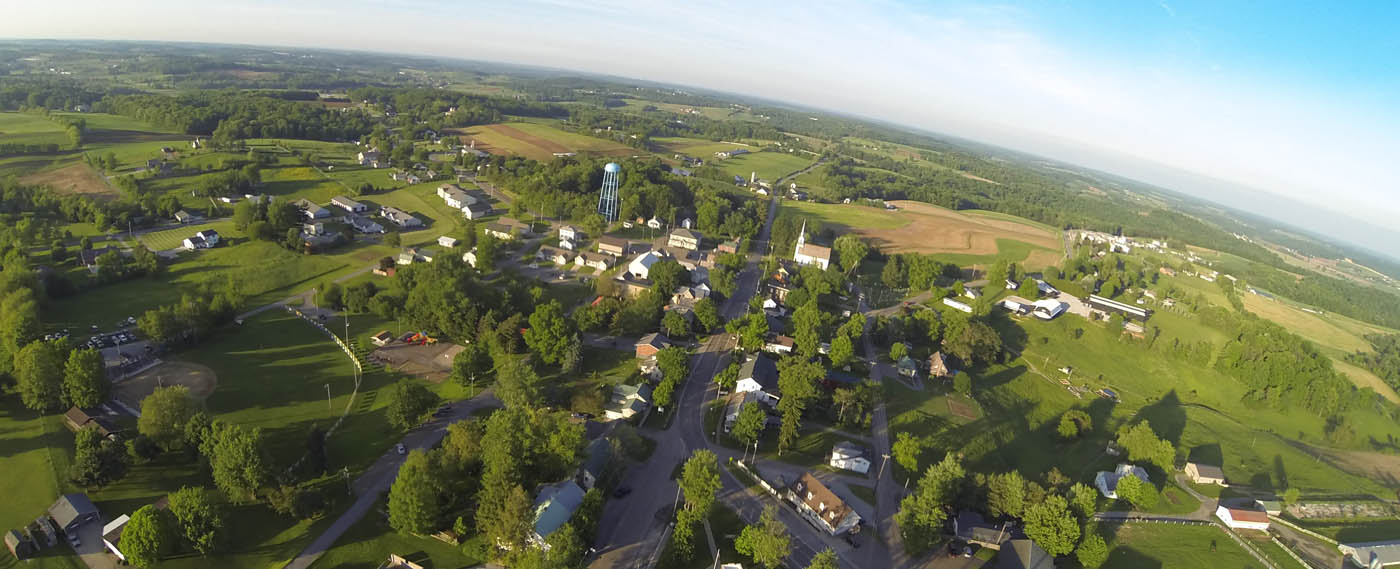 Aerial from the School